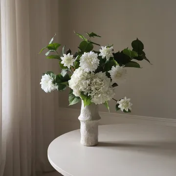 Soft Serve Kunstblumen-Bouquet - Hortensie-Dahlie, 8 St. - Botané