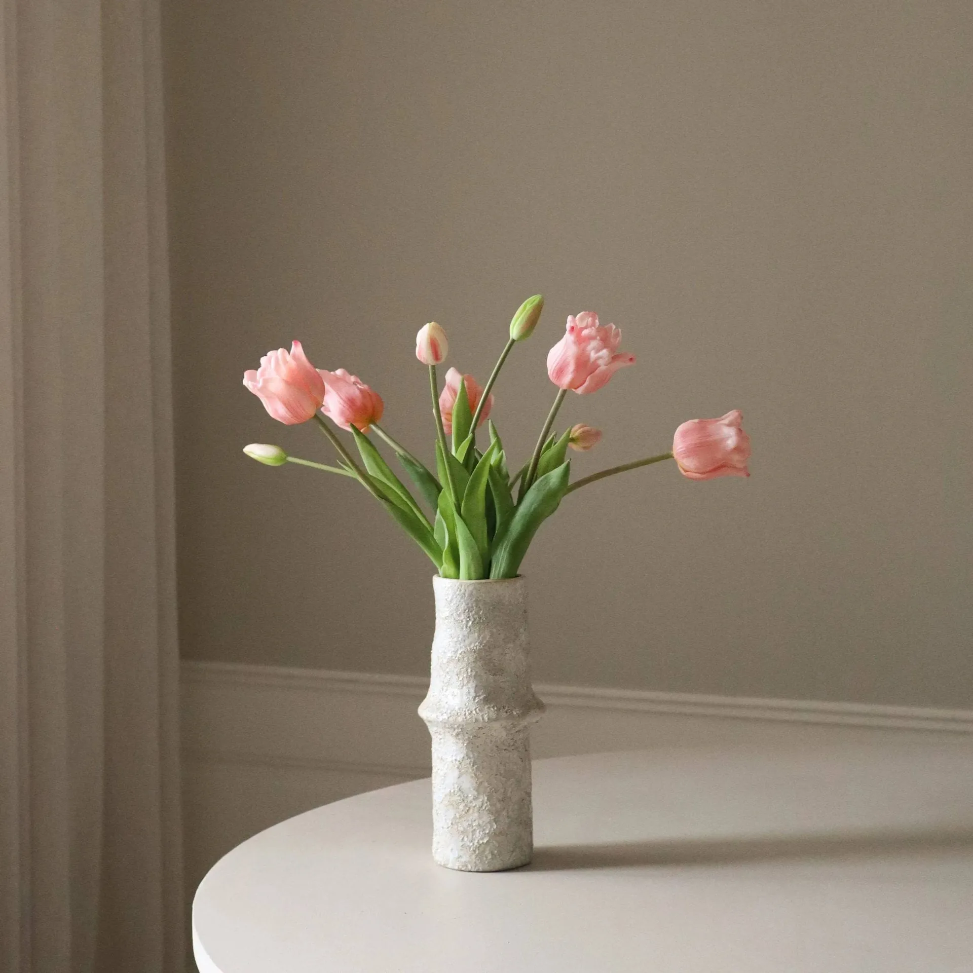 Triumph-Tulpen künstlicher Strauß, Hellrosa, 10 St. Botané