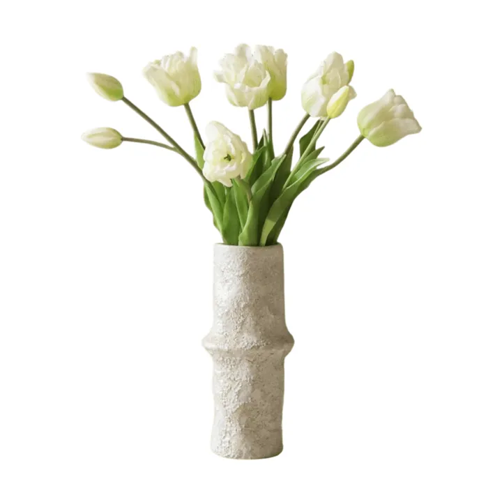 Triumph-Tulpen künstlicher Strauß - Weiß, 10 St. - Botané