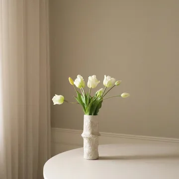 Triumph-Tulpen künstlicher Strauß - Weiß, 10 St. - Botané