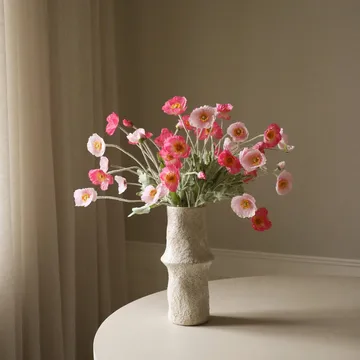 Vallmo Kunstblumen-Bouquet - Pink Pursuit, hellrosa-rosa, 10 St. - Botané
