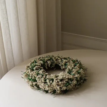 Whisper Meadow Wreath Blumenkranz - Reisblume, Ø40 cm - Botané