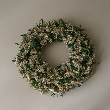 Whisper Meadow Wreath Blumenkranz - Reisblume, Ø40 cm - Botané