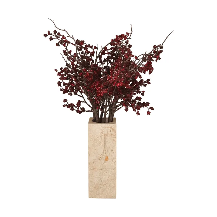 Wild Berry Kunstblumenstrauß - Dunkelrote Beerenzweige, 66 cm - Botané