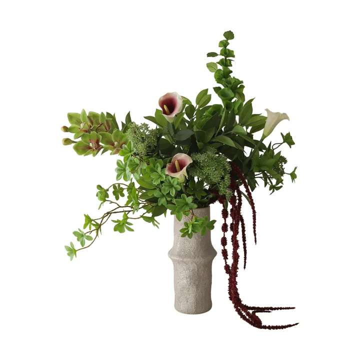 Wild Grove Kunstblumenstrauß - Calla-Cymbidium-Orchidee-Wilde Möhre, 112 cm, 16 St. - Botané