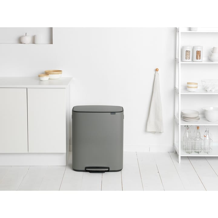 Bo bin Treteimer 2 x 30 L - Mineral concrete grey - Brabantia