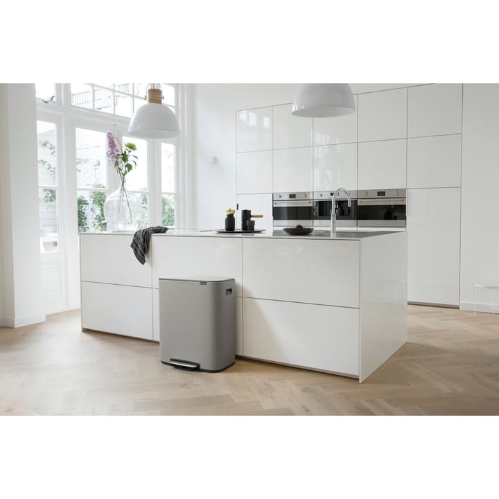 Bo bin Treteimer 2 x 30 L - Mineral concrete grey - Brabantia