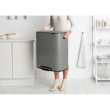 Bo bin Treteimer 2 x 30 L - Mineral concrete grey - Brabantia