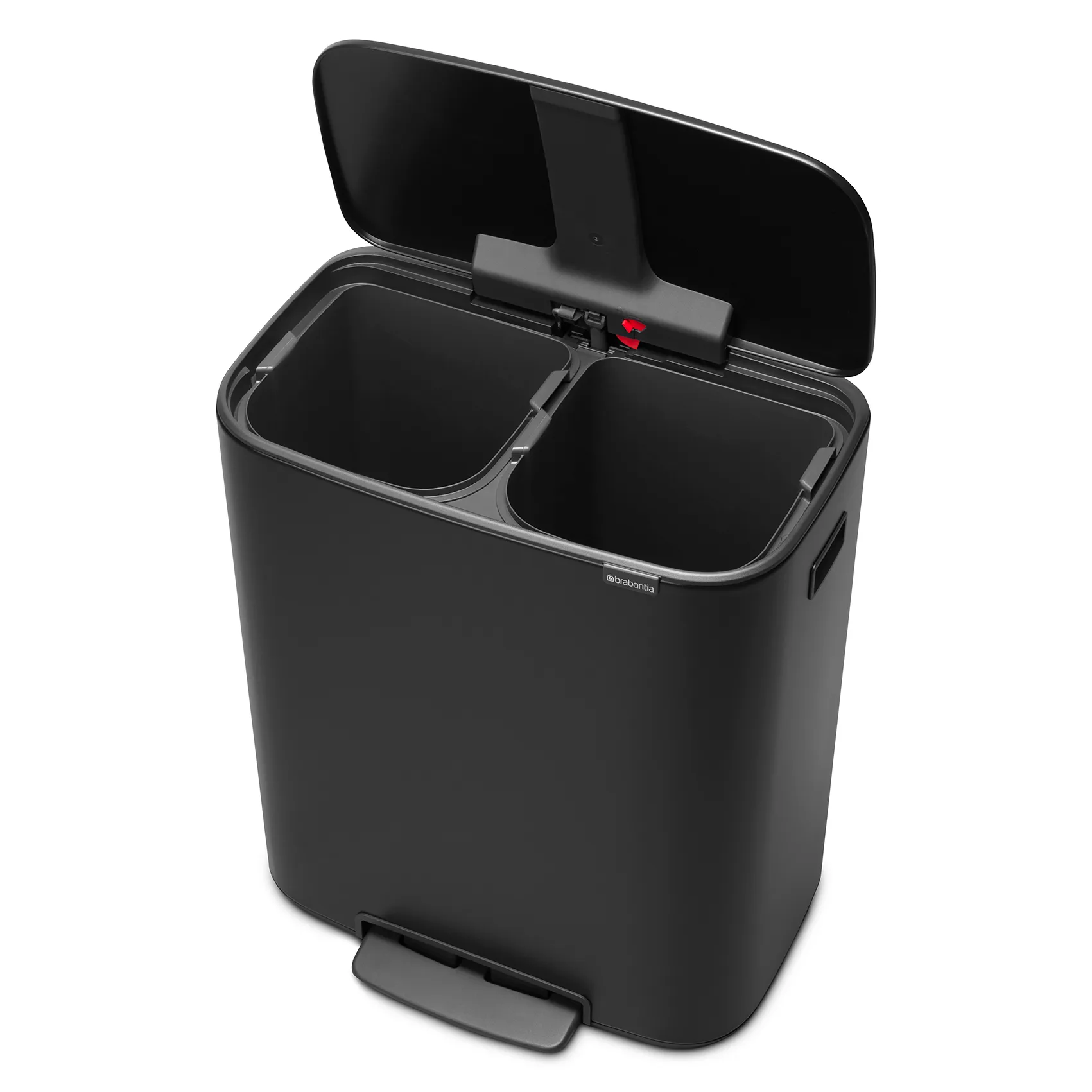 Bo bin Treteimer 2 x 30 L, Schwarz Brabantia