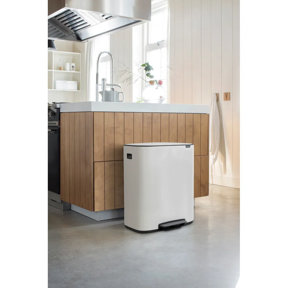 Bo bin Treteimer 2 x 30 L, White Brabantia