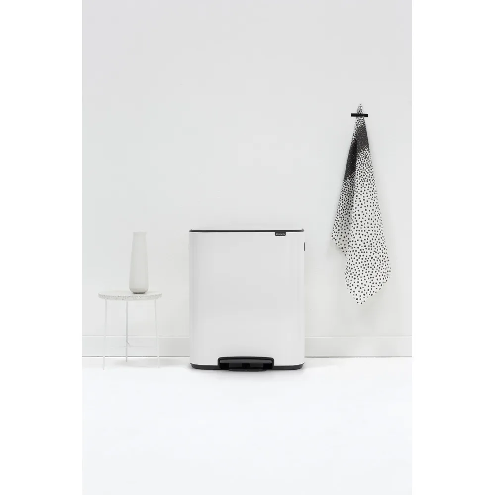 Bo bin Treteimer 2 x 30 L, White Brabantia
