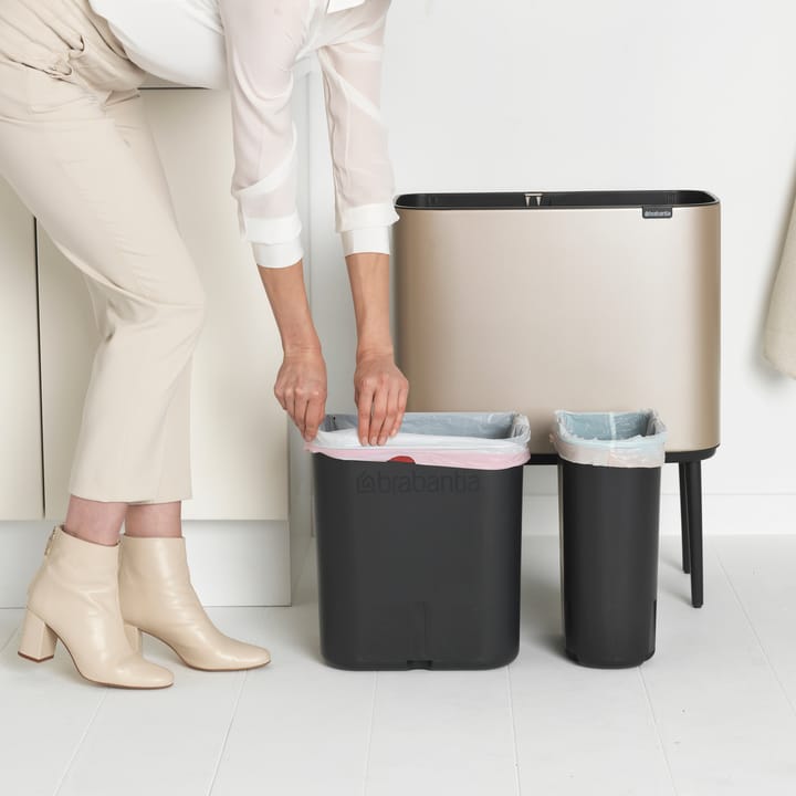 Bo touch bin 11+23 Liter - Metallic Gold - Brabantia