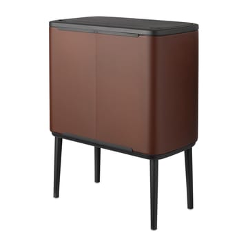 Bo touch bin 11+23 Liter - Mineral cosy brown - Brabantia