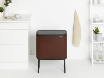Bo touch bin 11+23 Liter - Mineral cosy brown - Brabantia