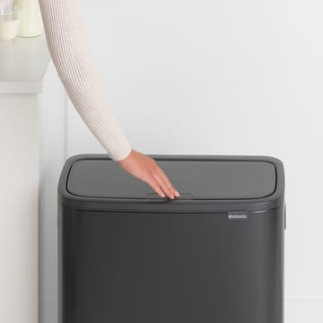 Bo touch bin 2 x 30 L - Matt schwarz - Brabantia