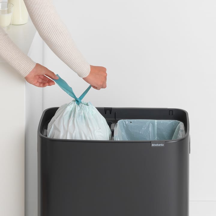 Bo touch bin 2 x 30 L - Matt schwarz - Brabantia