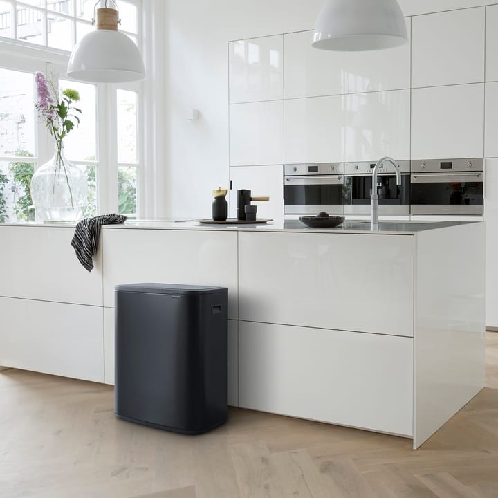 Bo touch bin 2 x 30 L - Matt schwarz - Brabantia