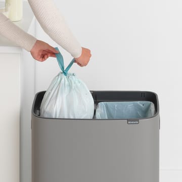 Bo touch bin 2 x 30 L - Mineral concrete grey - Brabantia