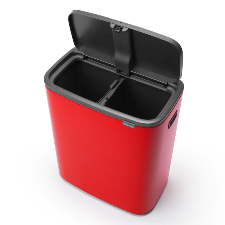 Bo touch bin 2 x 30 L, Passion rot Brabantia