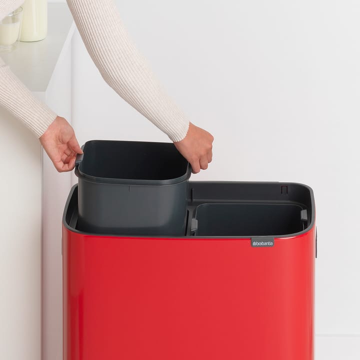 Bo touch bin 2 x 30 L, Passion rot Brabantia
