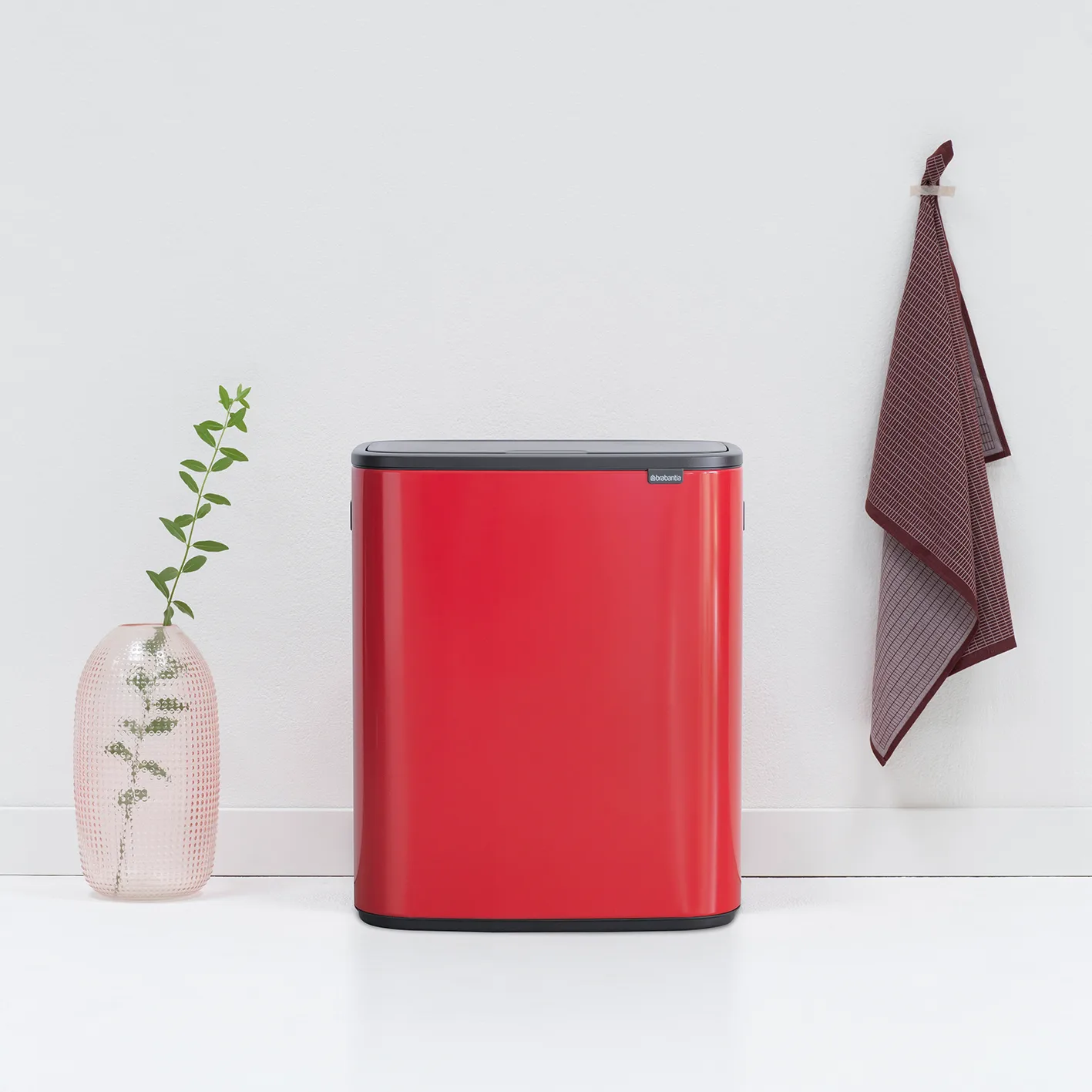 Bo touch bin 2 x 30 L, Passion rot Brabantia