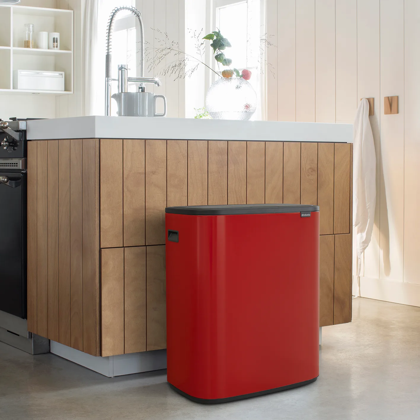 Bo touch bin 2 x 30 L, Passion rot Brabantia