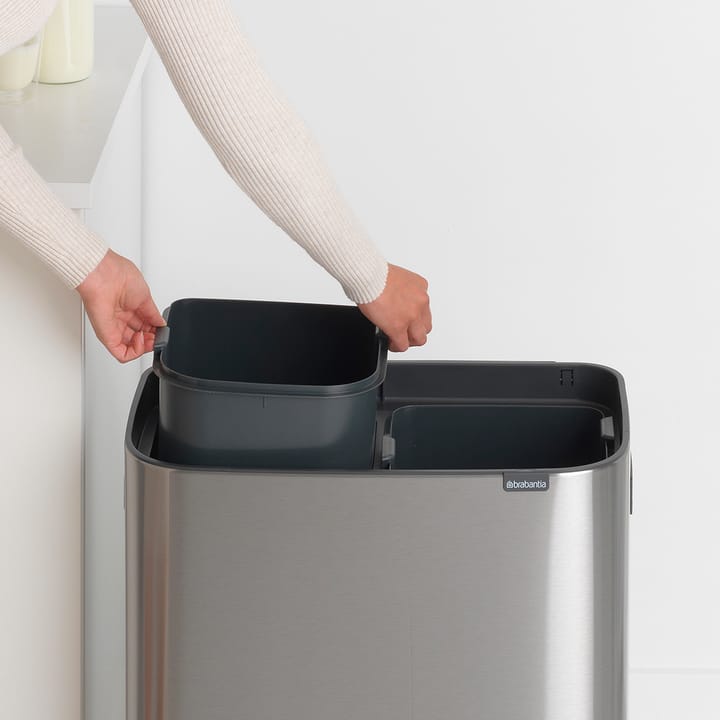 Bo touch bin 2 x 30 L - Stahl mattgebürstet - Brabantia