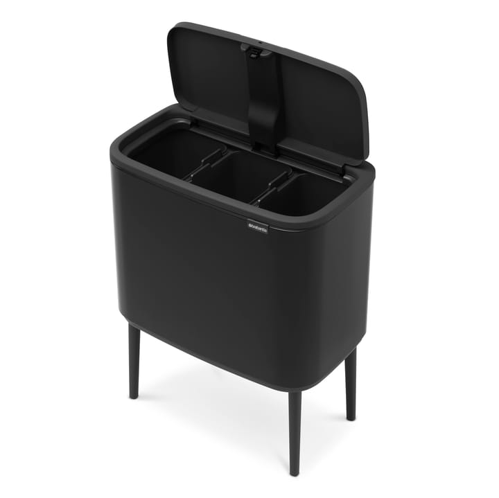 Bo touch bin 3 x 11 Liter, Matt schwarz Brabantia