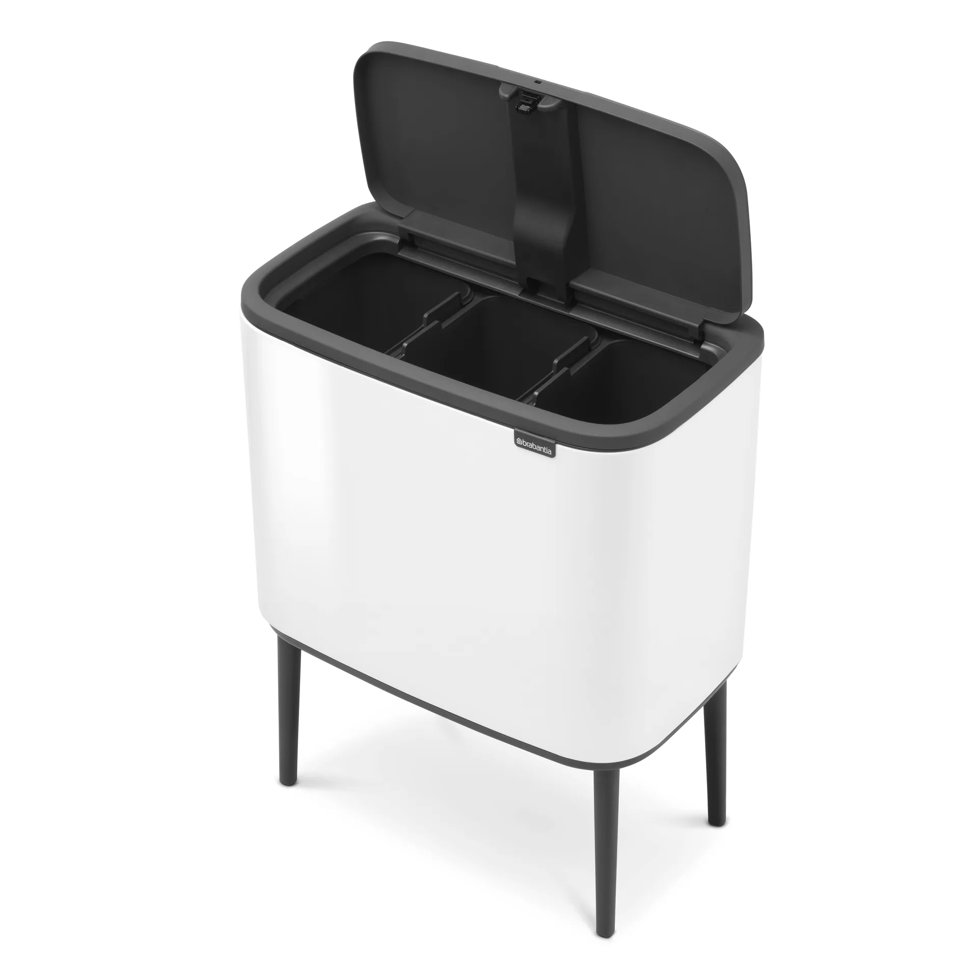 Bo touch bin 3 x 11 Liter, Weiß Brabantia
