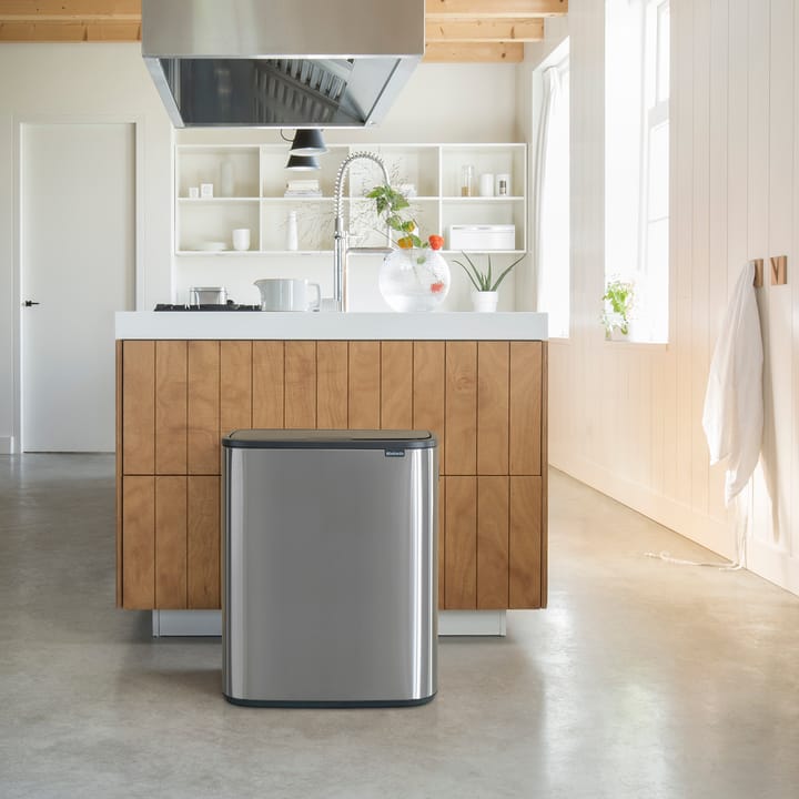 Bo touch bin 60 L - Stahl mattgebürstet - Brabantia