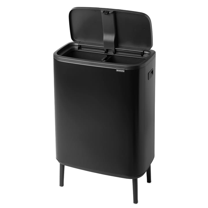 Bo touch bin high 2 x 30 L - Matt schwarz - Brabantia