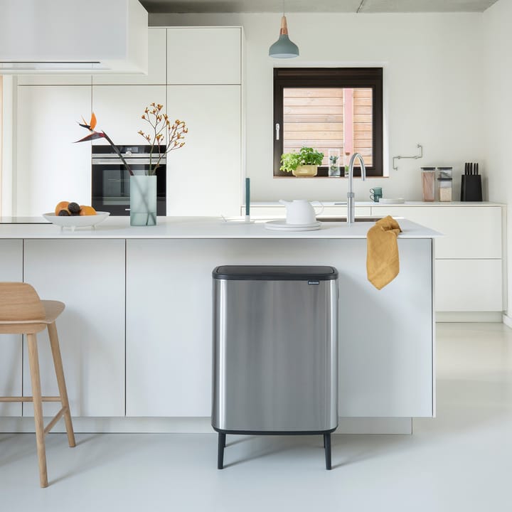 Bo touch bin high 2 x 30 L - Stahl mattgebürstet - Brabantia