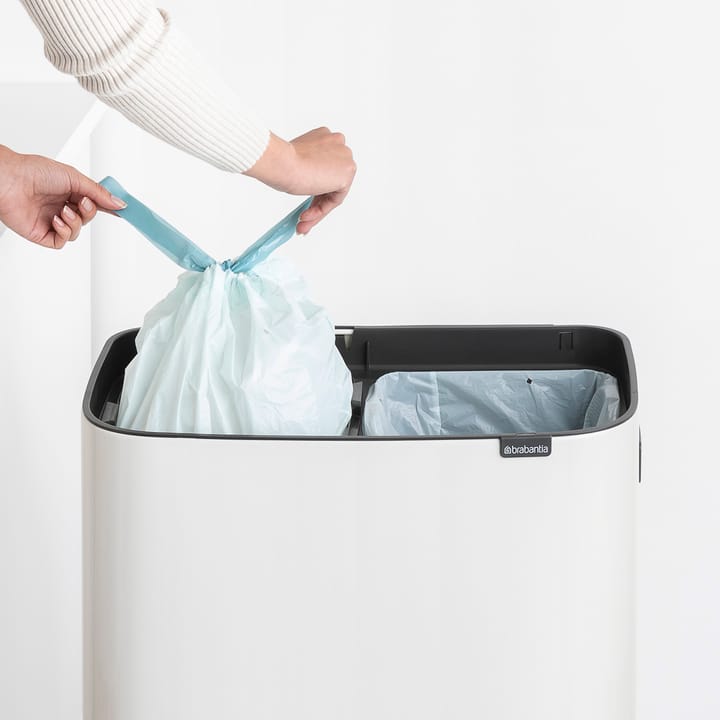 Bo touch bin high 2 x 30 L - Weiß - Brabantia