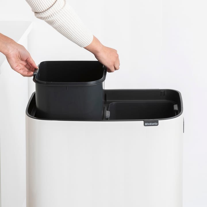 Bo touch bin high 2 x 30 L - Weiß - Brabantia