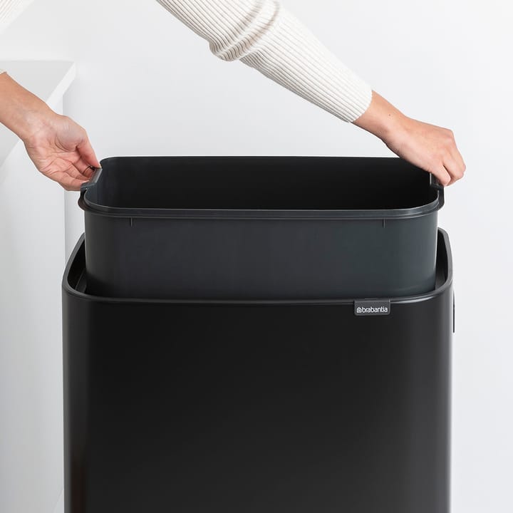 Bo touch bin high 60 L - Matt schwarz - Brabantia