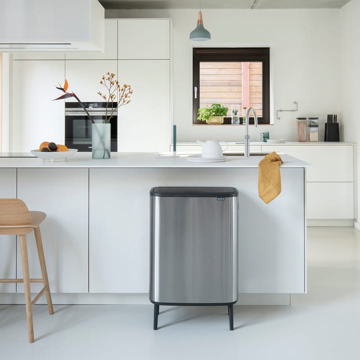 Bo touch bin high 60 L - Stahl mattgebürstet - Brabantia