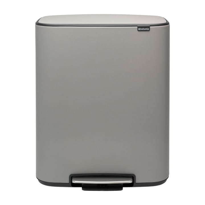 Bo touch bin Treteimer 2 x 30 L - Mineral concrete grey - Brabantia
