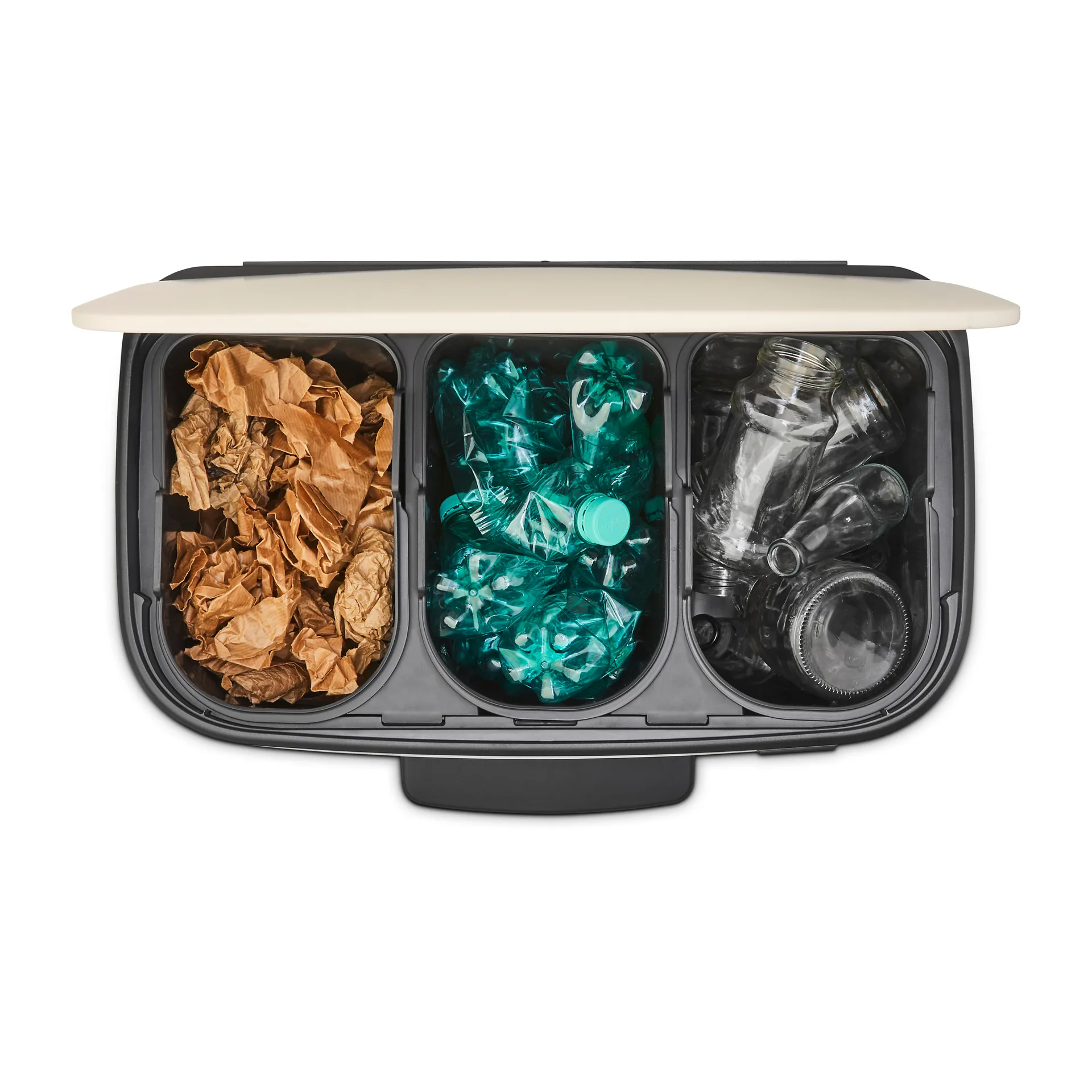 Bo Treteimer 3 x 11 l, Soft beige Brabantia