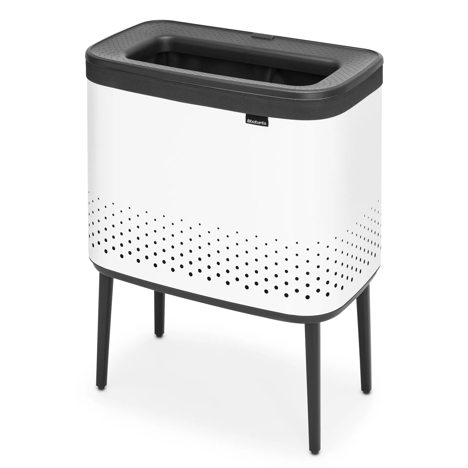 Bo Wäschekorb 60 L, Weiß Brabantia