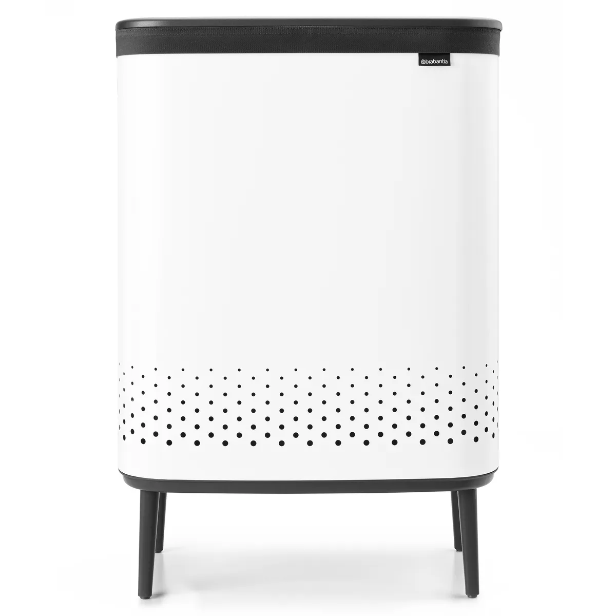 Brabantia Bo Wäschekorb high 2 x 45 L Weiß