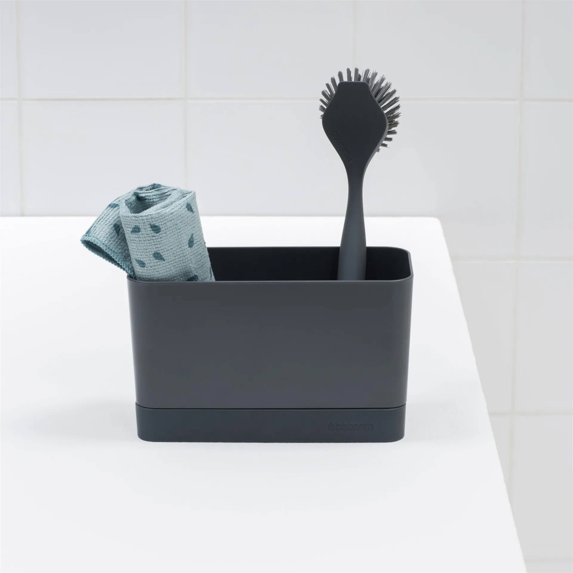 Brabantia Geschirrabtropfer compact, Dunkelgrau Brabantia