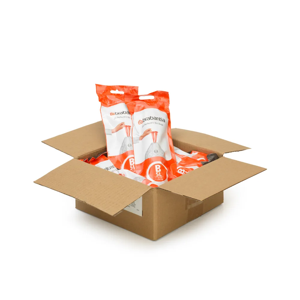 Brabantia PerfectFit Müllbeutel 200 Stück, Modell b, 5 l Brabantia