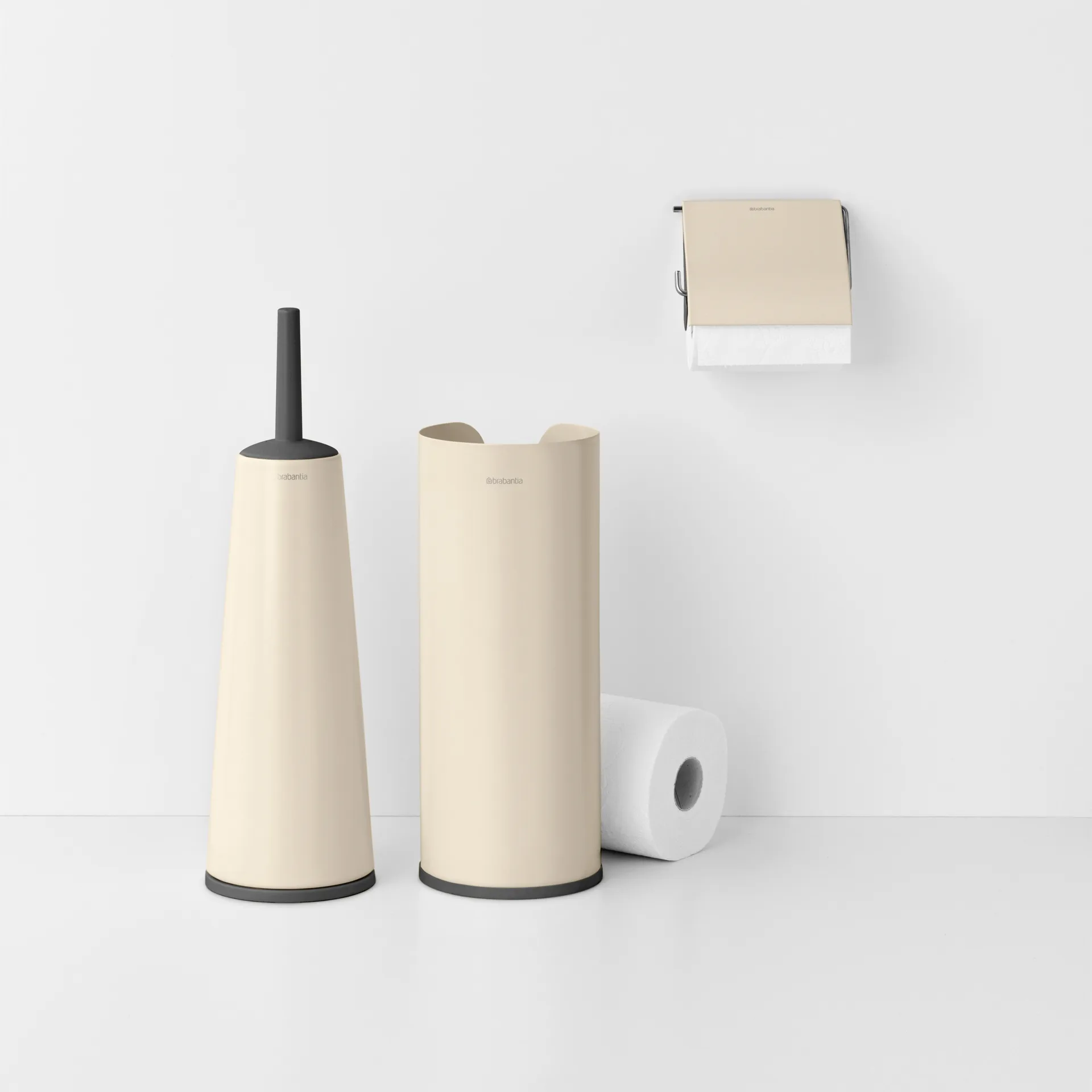 Brabantia ReNew Bad-Zubehör 3-teilig, Soft Beige Brabantia