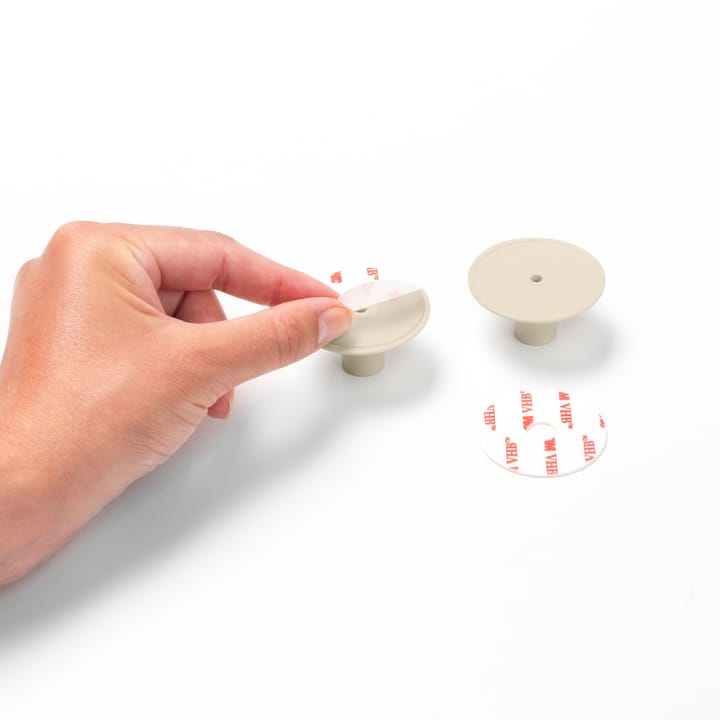 Brabantia ReNew Handtuchaufhänger 2 Stück, Soft Beige Brabantia