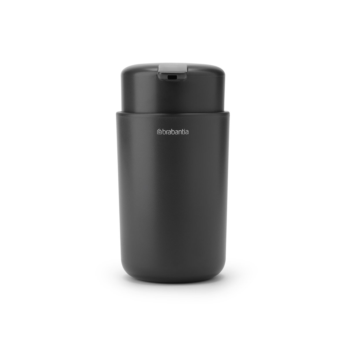 Brabantia ReNew Seifenspender 14cm Dunkelgrau | Skandinavisches Design | Seifenspender & Seifenschalen | Grau