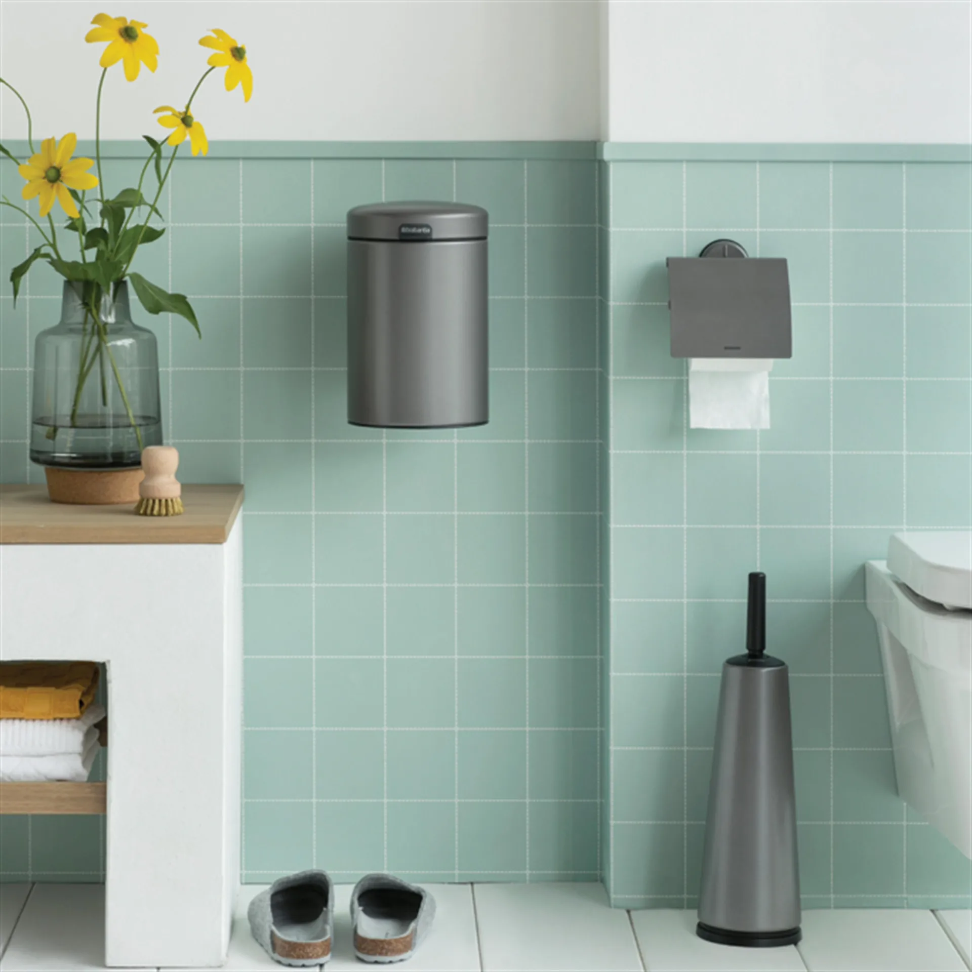 Brabantia ReNew Toilettenbürste, Platinum Brabantia