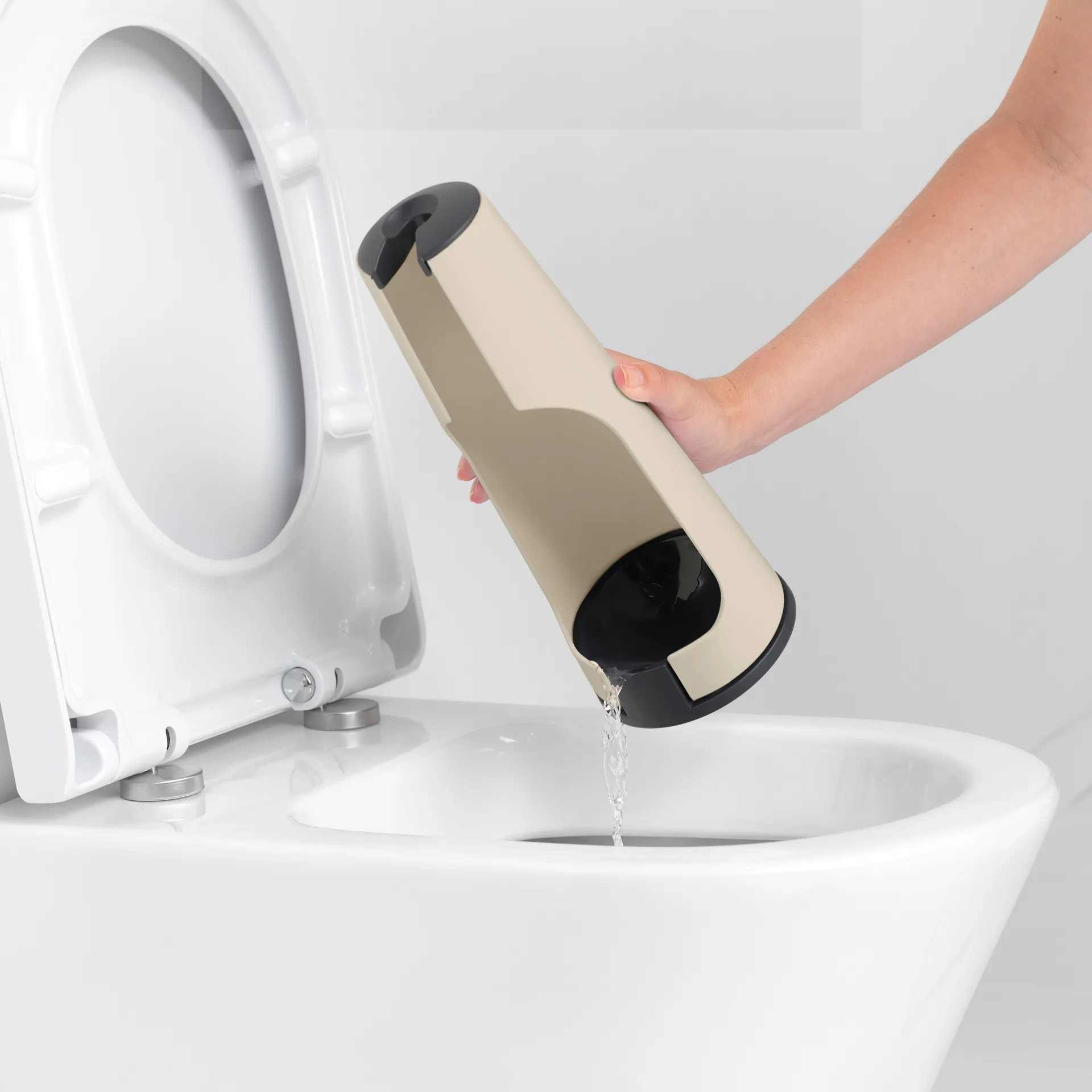 Brabantia ReNew Toilettenbürste, Soft Beige Brabantia