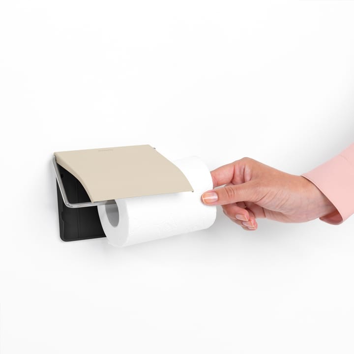 Brabantia ReNew Toilettenpapierhalter, Soft Beige Brabantia