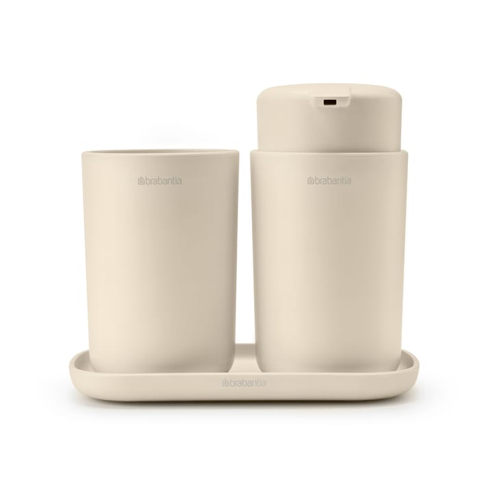 Brabantia ReNew Waschbecken Set 3 Teile - Soft Beige - Brabantia