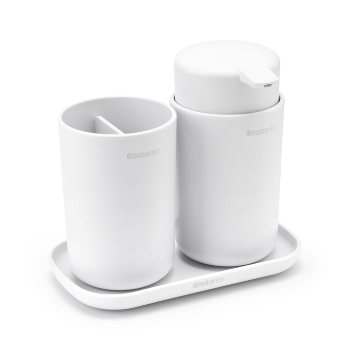 Brabantia ReNew Waschbecken Set 3 Teile - Weiß - Brabantia